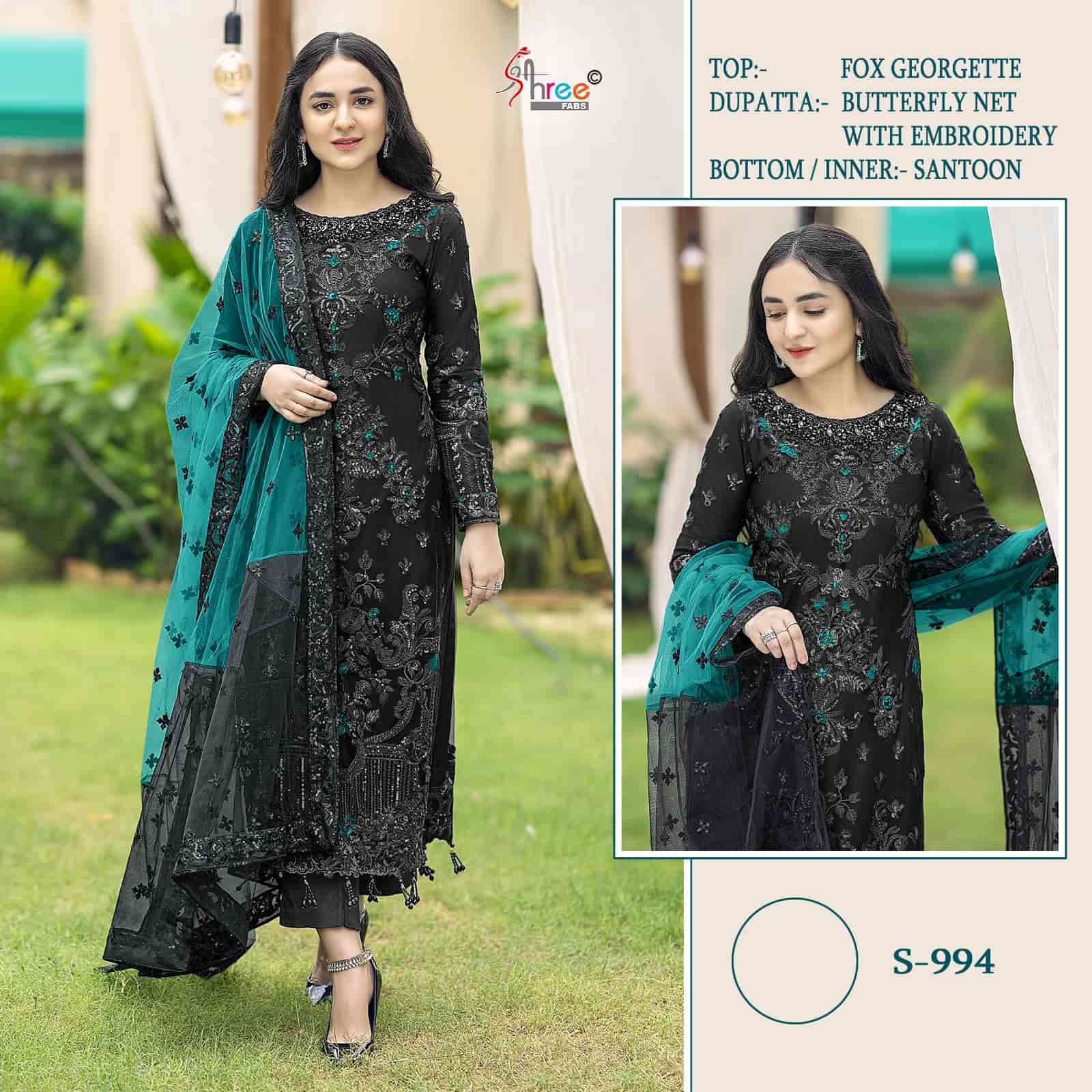 Shree Fabs S 994 Pakistani Festive Wear Style Designer Salwar Suit Exporter