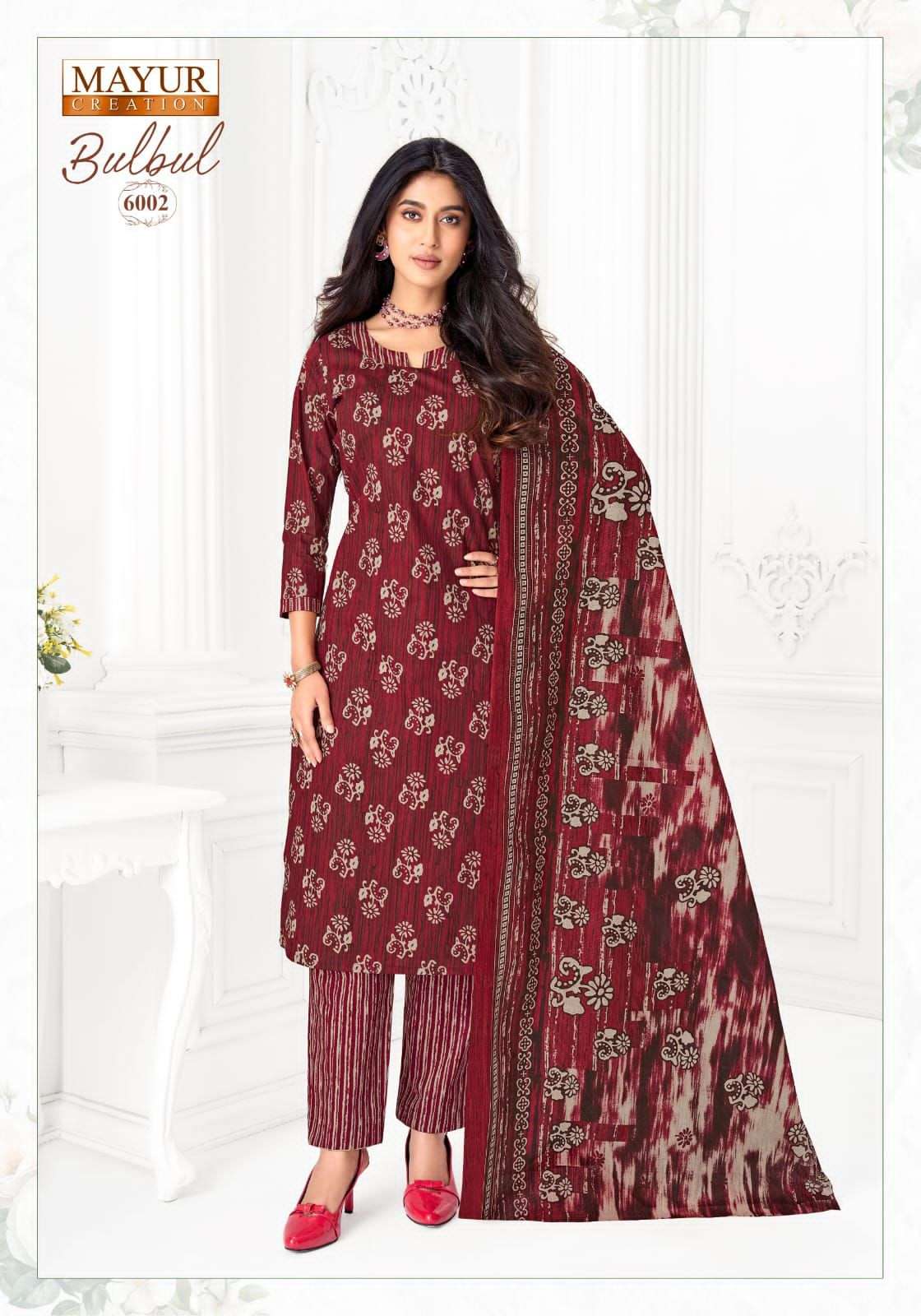 Mayur Bulbul Vol 6 Printed Cotton Dress Material Catalog view 7