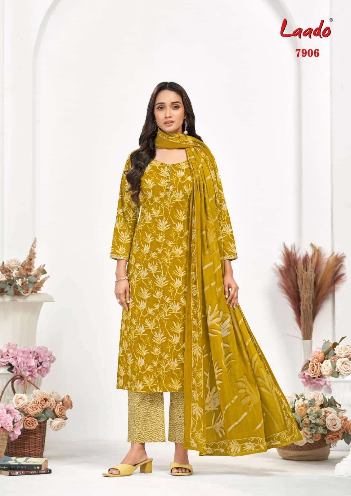 Laado Vol 79 Pure Cotton Dress Material view 4