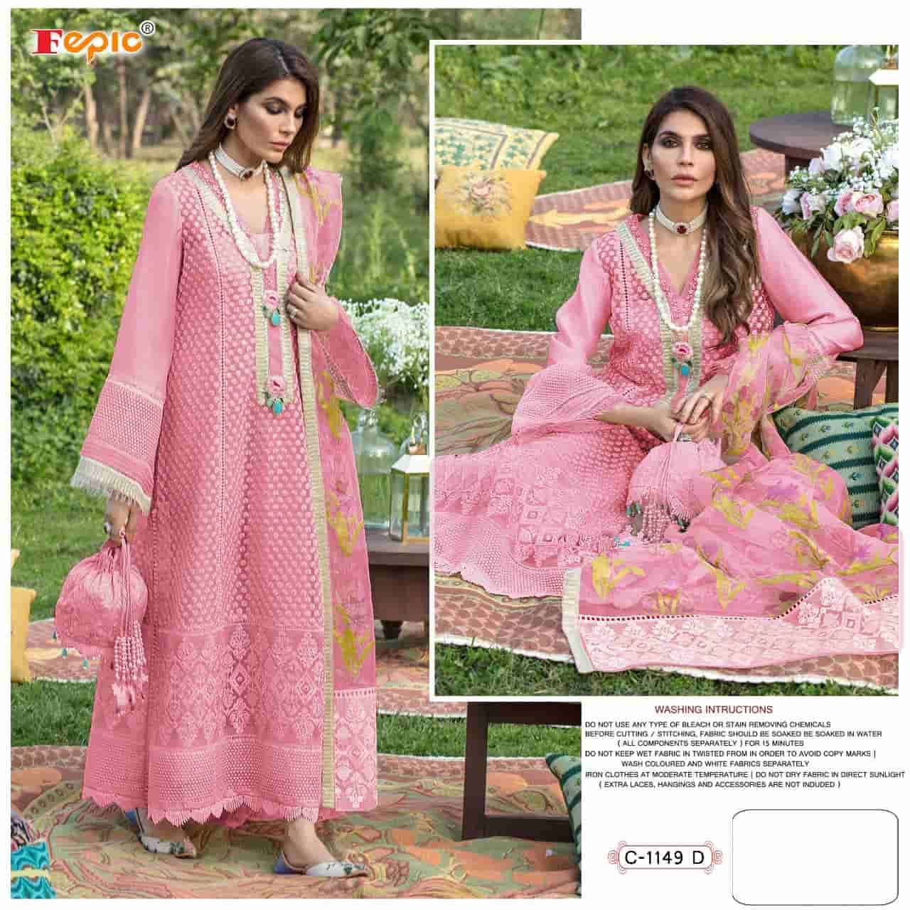 Fepic C 1149 D Festive Wear Style Latest Embroidered Designer Dress Ensemble