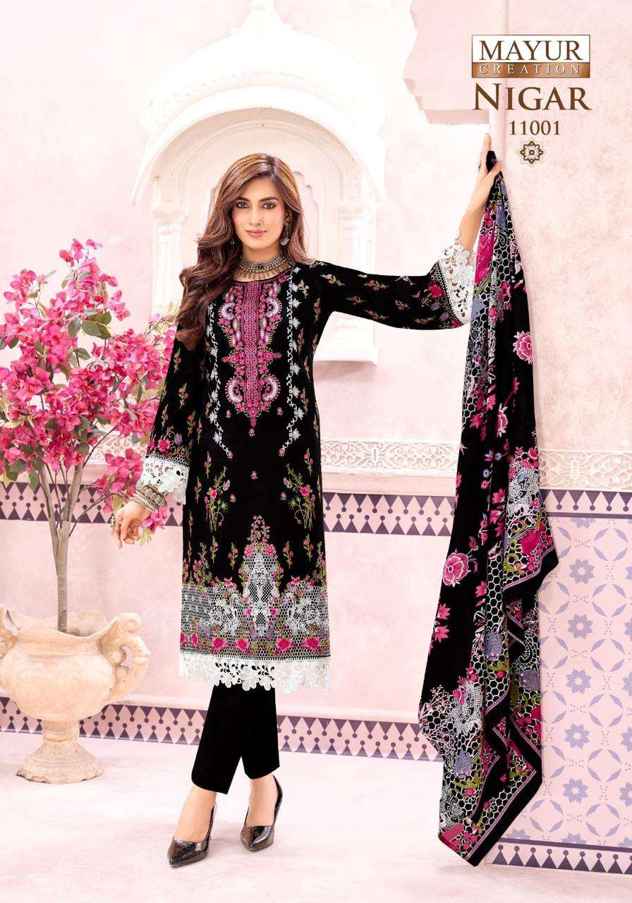 Mayur Nigar Vol 11 Cotton Unstitched Salwar Suit view 8
