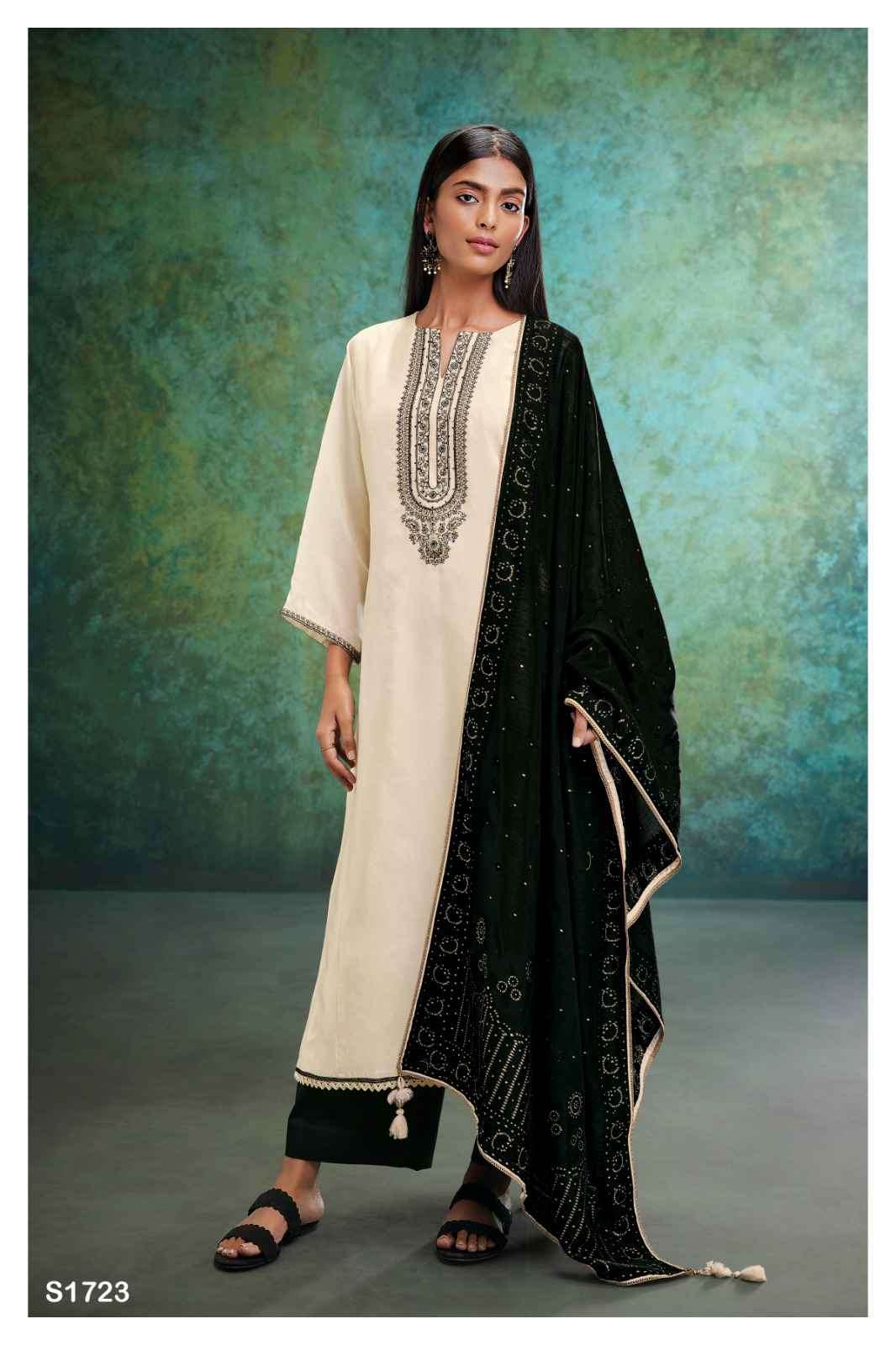 Ganga Vanessa 1723 Premium Silk Exclusive Branded Ladies Suit view 3