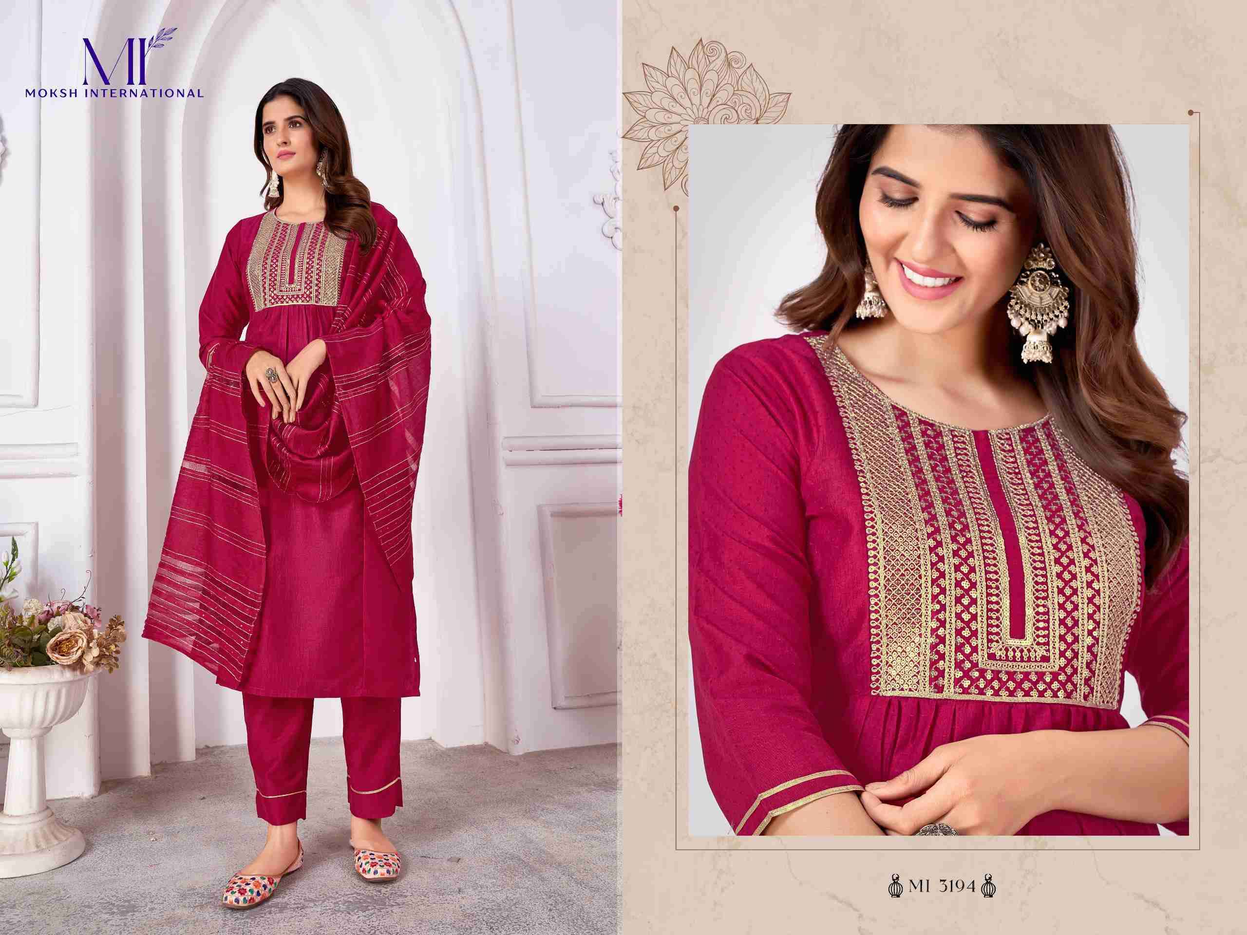 Moksh Rangoli Vol 1 Festive Wear 3 Piece Pair Stylish Collection view 4