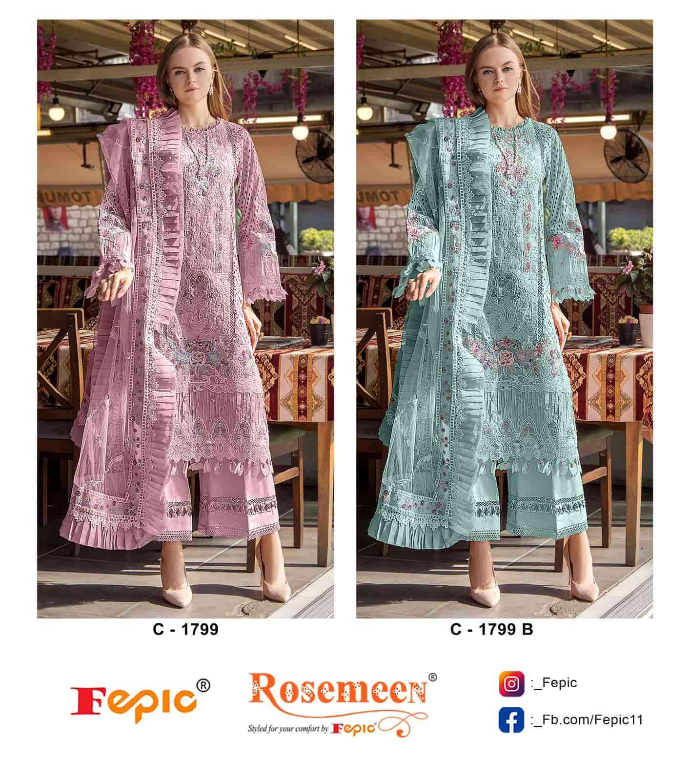 Fepic C 1799 Colors Pakistani Festive Wear Style Designer Cotton Suit Exporter view 4