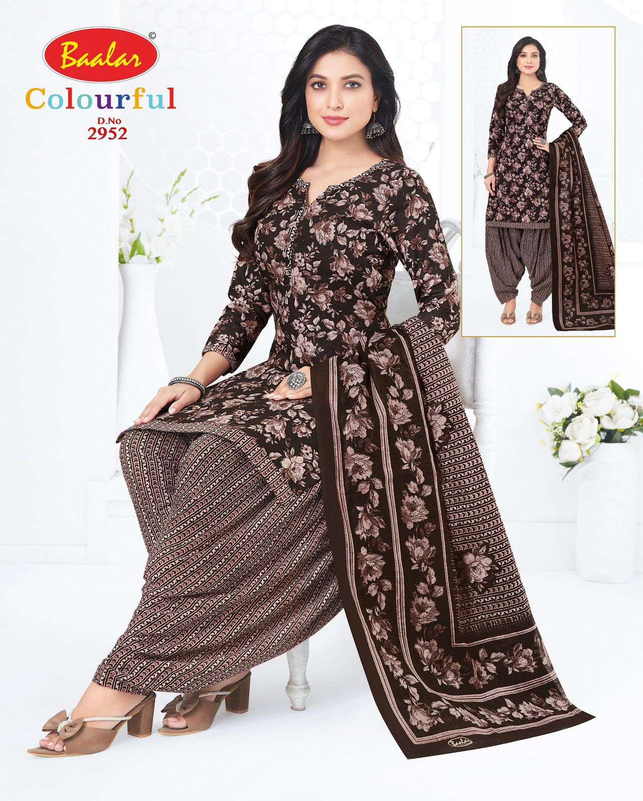 Baalar Colourful Vol 29 Unstitch Pure Cotton Suit view 29