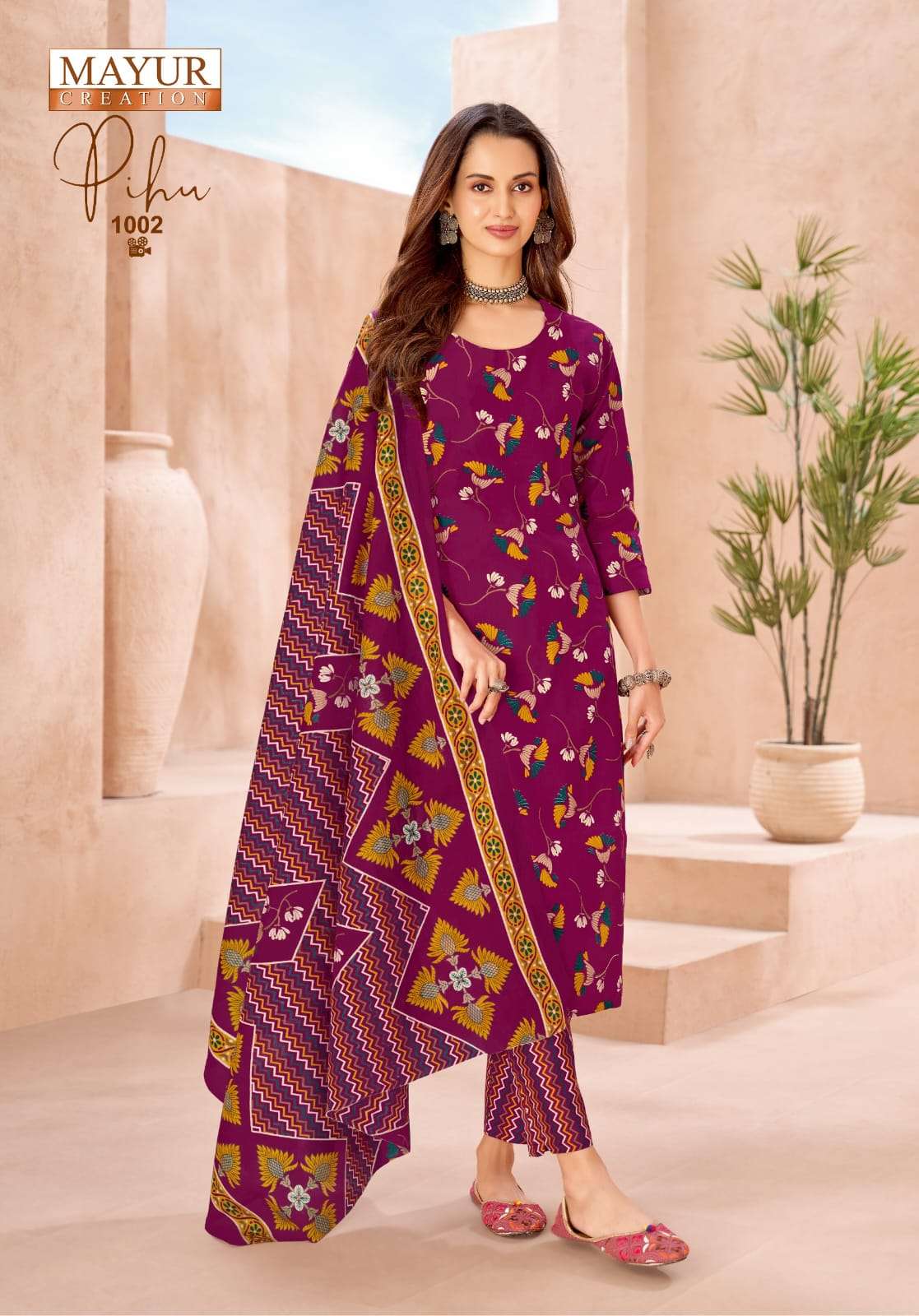 Mayur Pihu Vol 1 Printed Cotton Ladies Suit