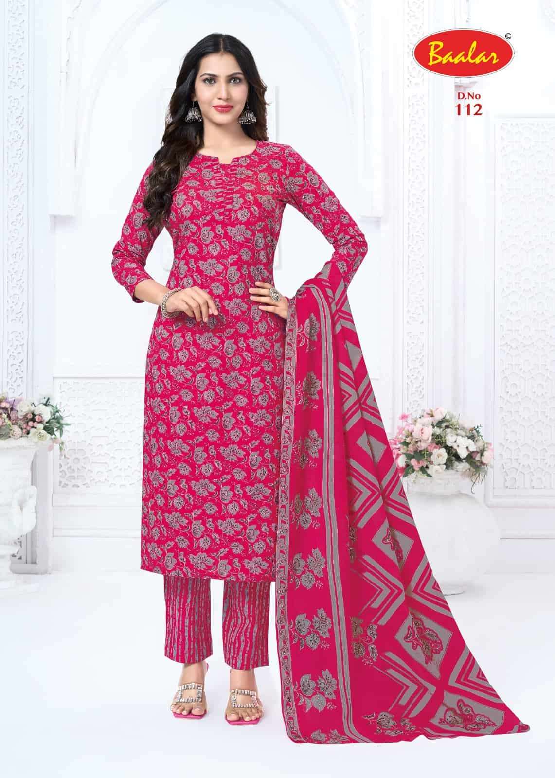 Baalar Zeenat Vol 1 Premium Wear Cotton Dress Catalog view 16