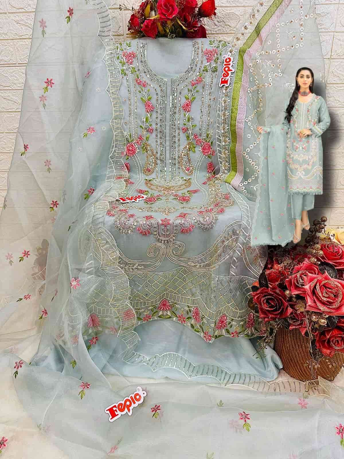 Fepic D 5410 Colors Pakistani Style Designer Suit Online Wholasaler view 6