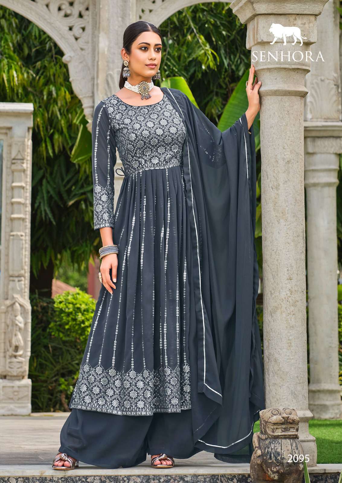 Senhora Vedika Readymade Festive Collection Designer Nyara Style Suit view 9