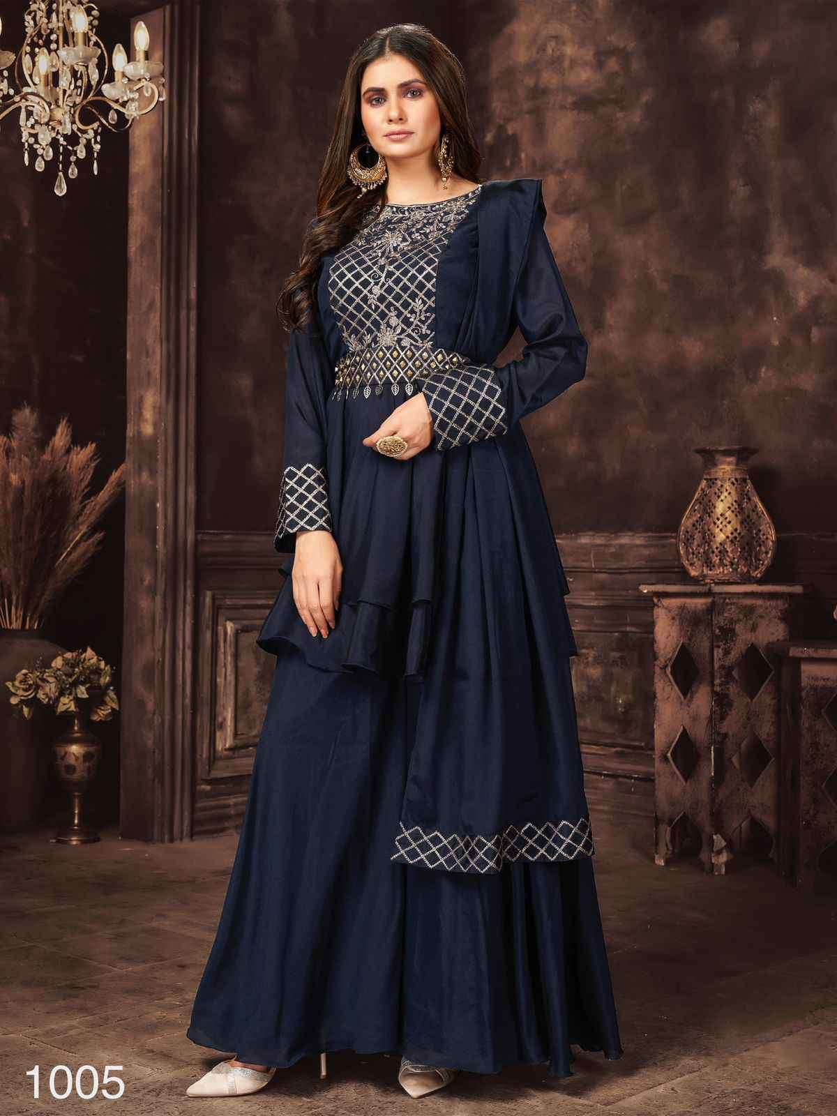 Anjani Art Couture Collection Vol 1 1001 To 1006 Partywear Designer Outfit view 7
