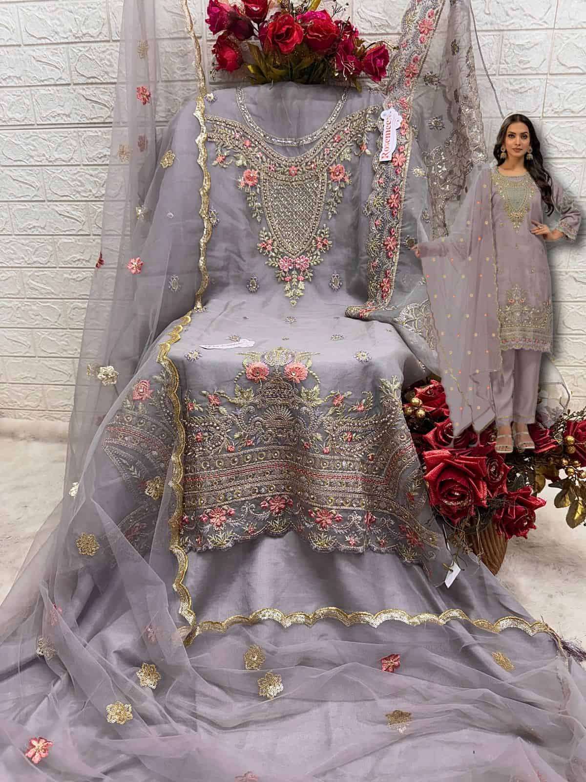 Fepic Iraaday IR 21013 Colors Pakistani Style Latest Organza Salwar Suit Wholesalers view 6