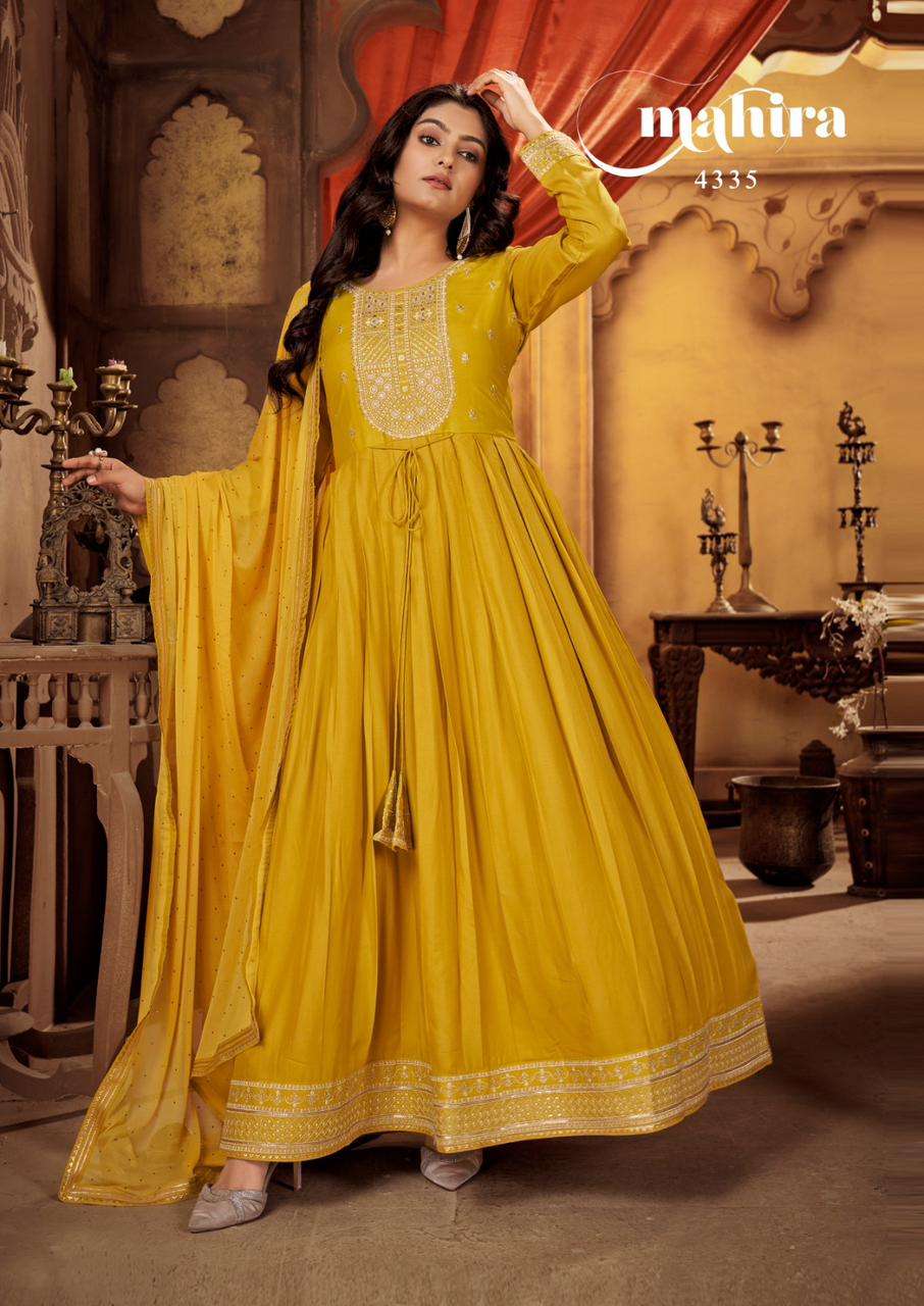 Rangoon Mahira Fancy Anarkali Style Readymade Dress view 7