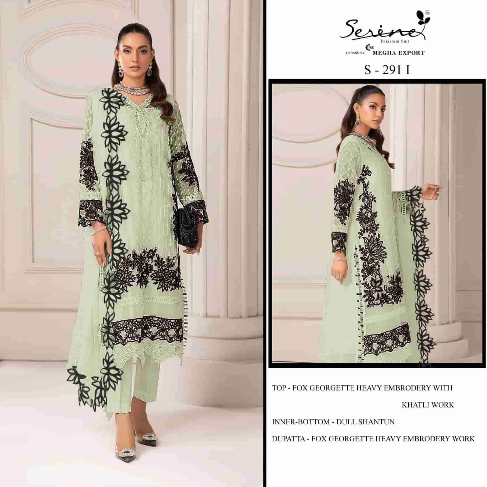 Megha Export S 291 Colors Pakistani Style Designer Georgette Suit Wholesalers view 4