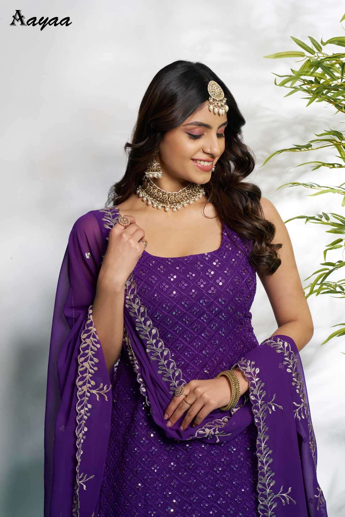 Aayaa Vol-21 Faux Georgette Readymade Salwar Suit view 18