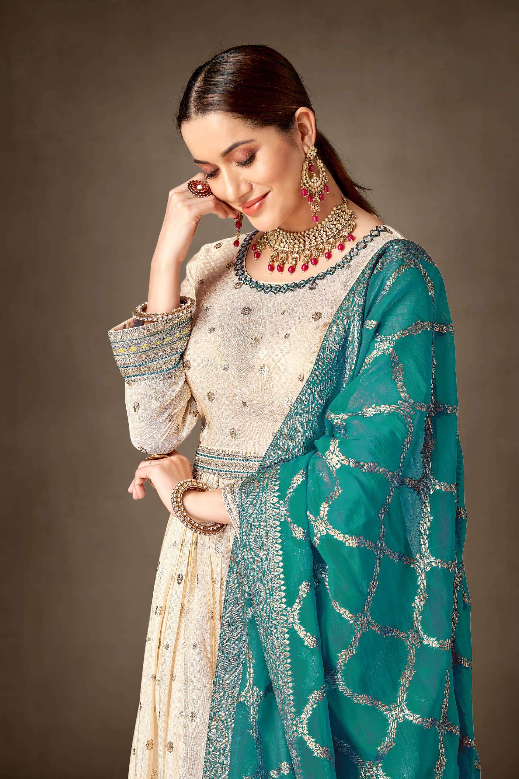 Gulzar Umang 2055 To 2057 Latest Designer 3 Piece Set Wedding Collection view 3