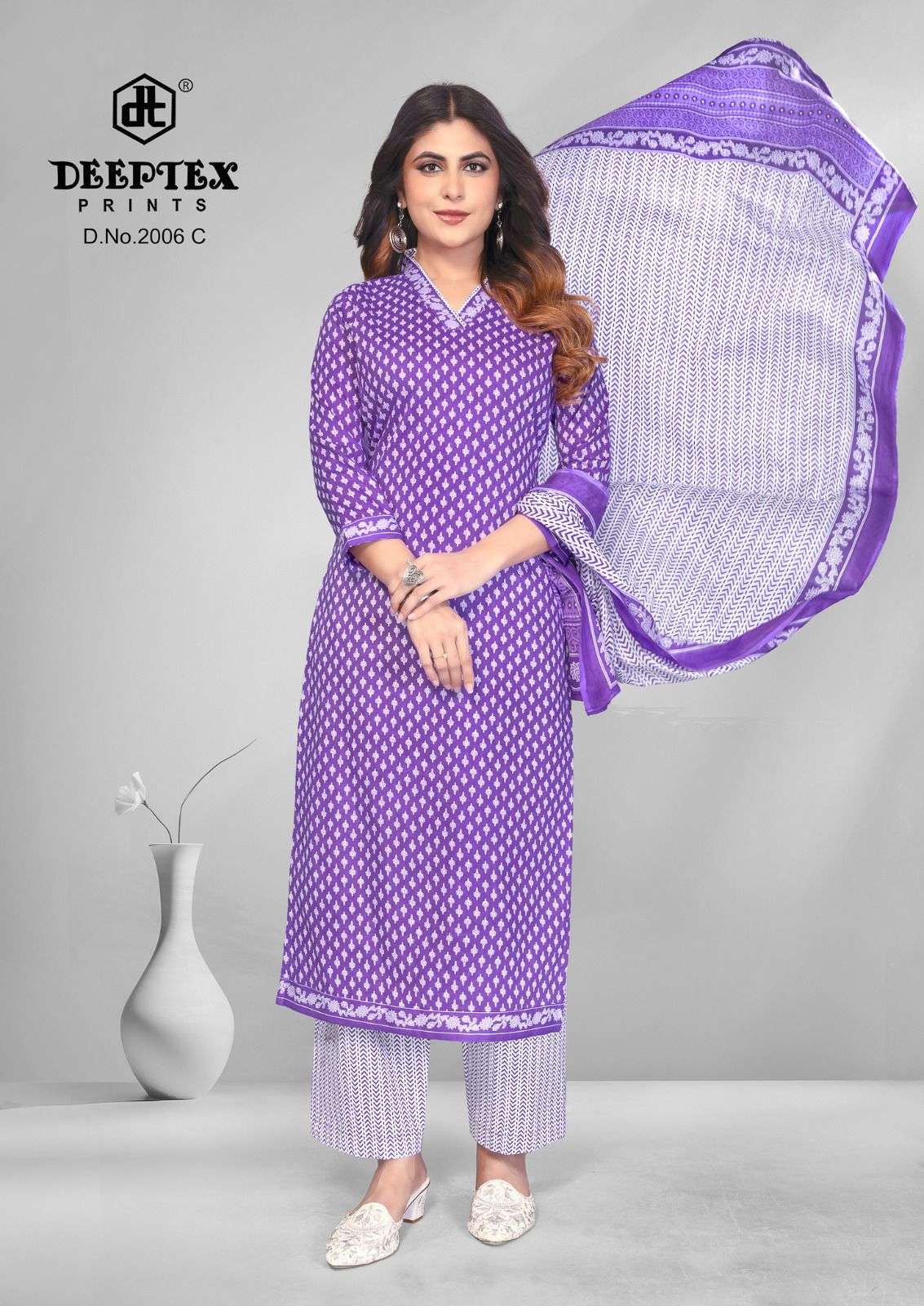 Deeptex 4 Colour Vol 2 Premium Wear Cotton Dress view 7