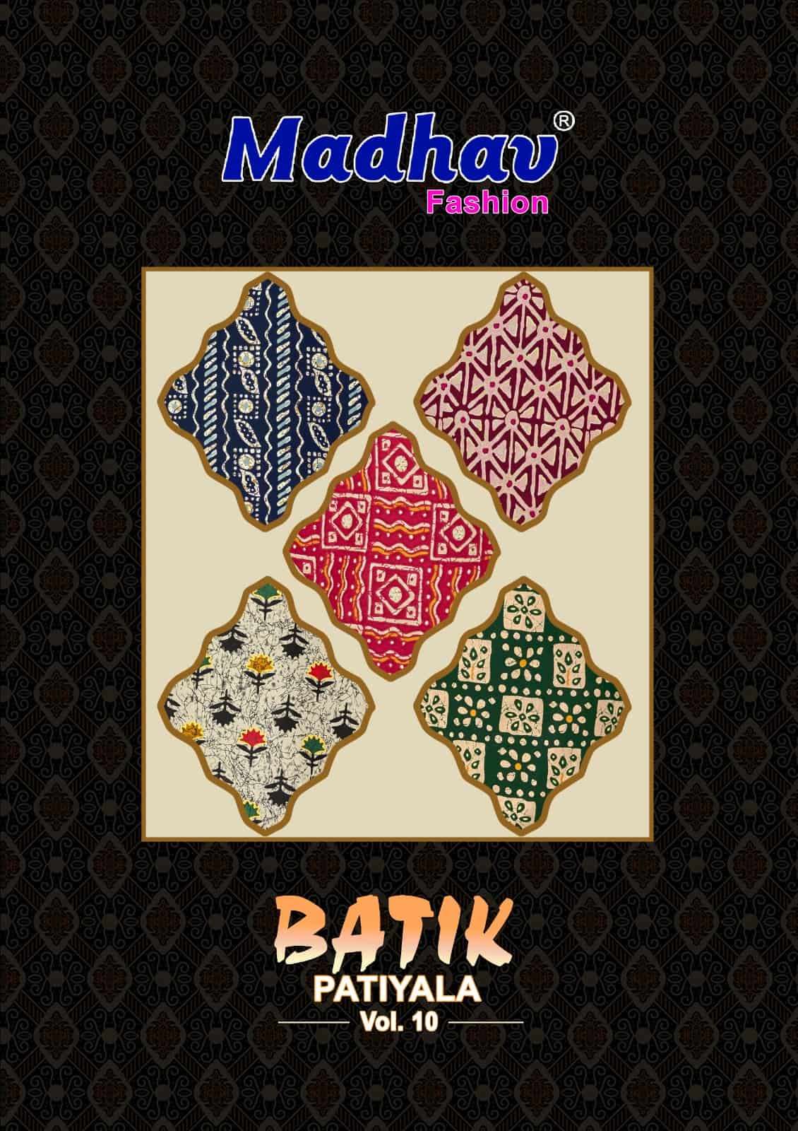 Madhav Batik Pure Cotton Unstitched Suit view 5