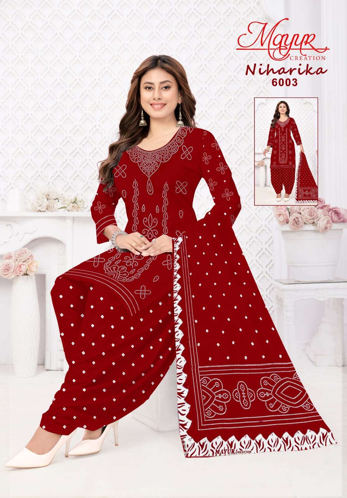 Mayur Niharika Vol 6 Exclusive Cotton Dress view 5