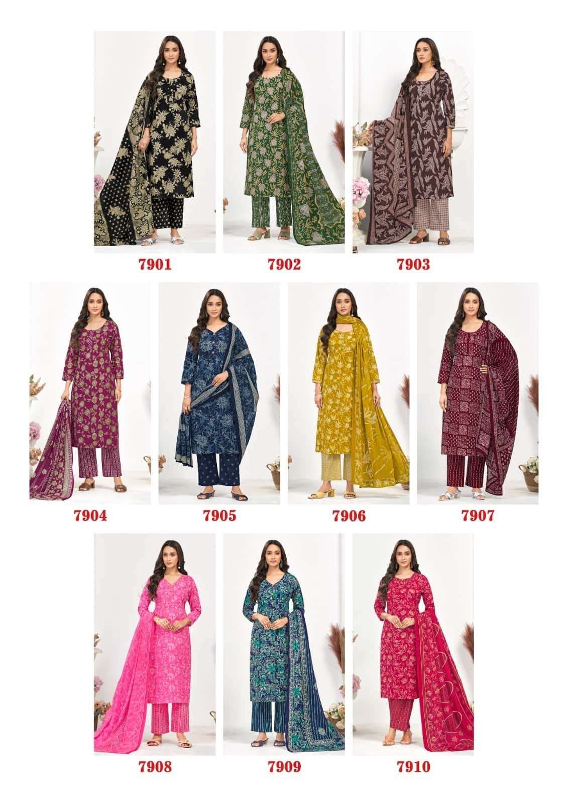 Laado Vol 79 Pure Cotton Dress Material view 5