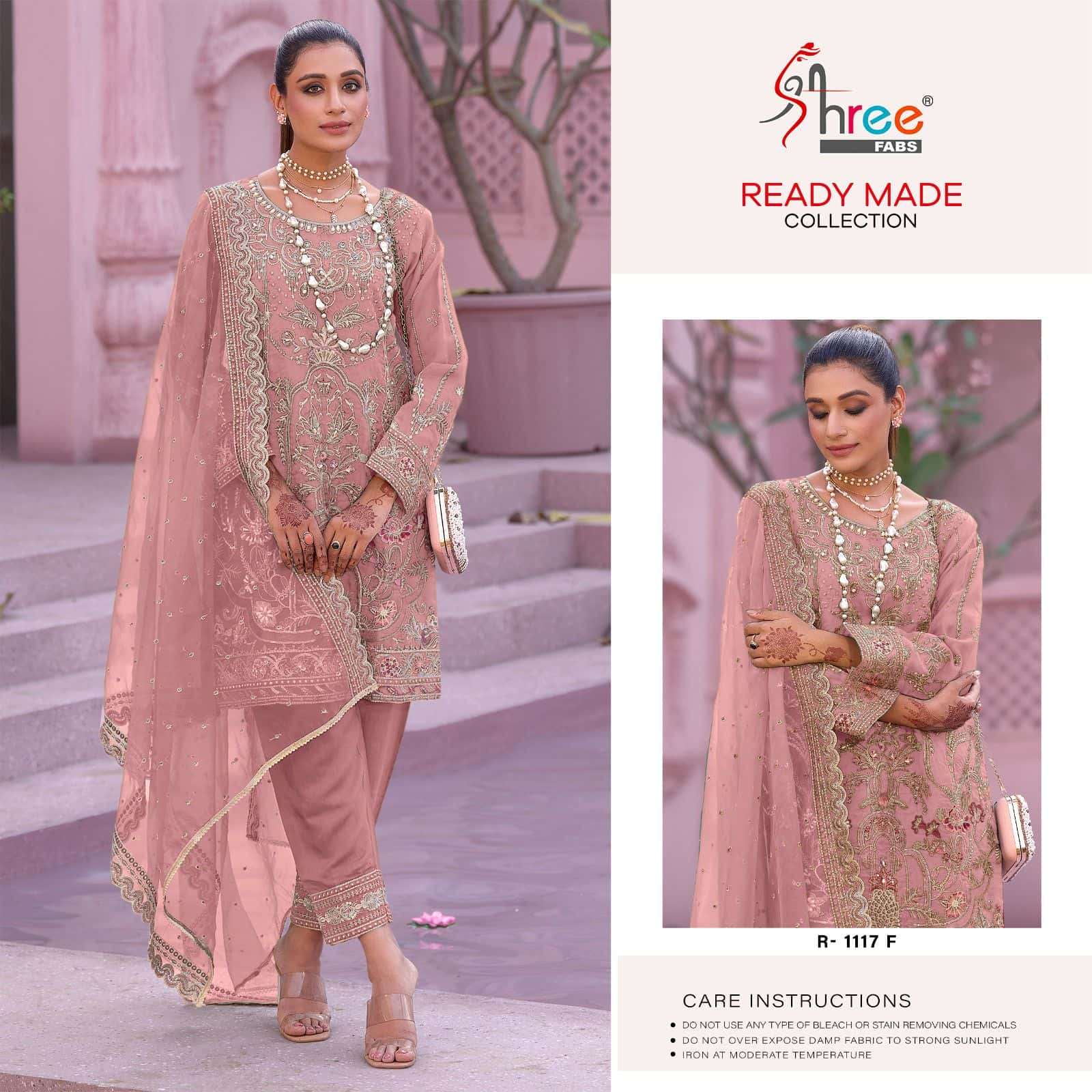 Shree Fabs R 1117 Colors Exclusive Heavy Designs Partywear Readymade Suit Exporters view 3