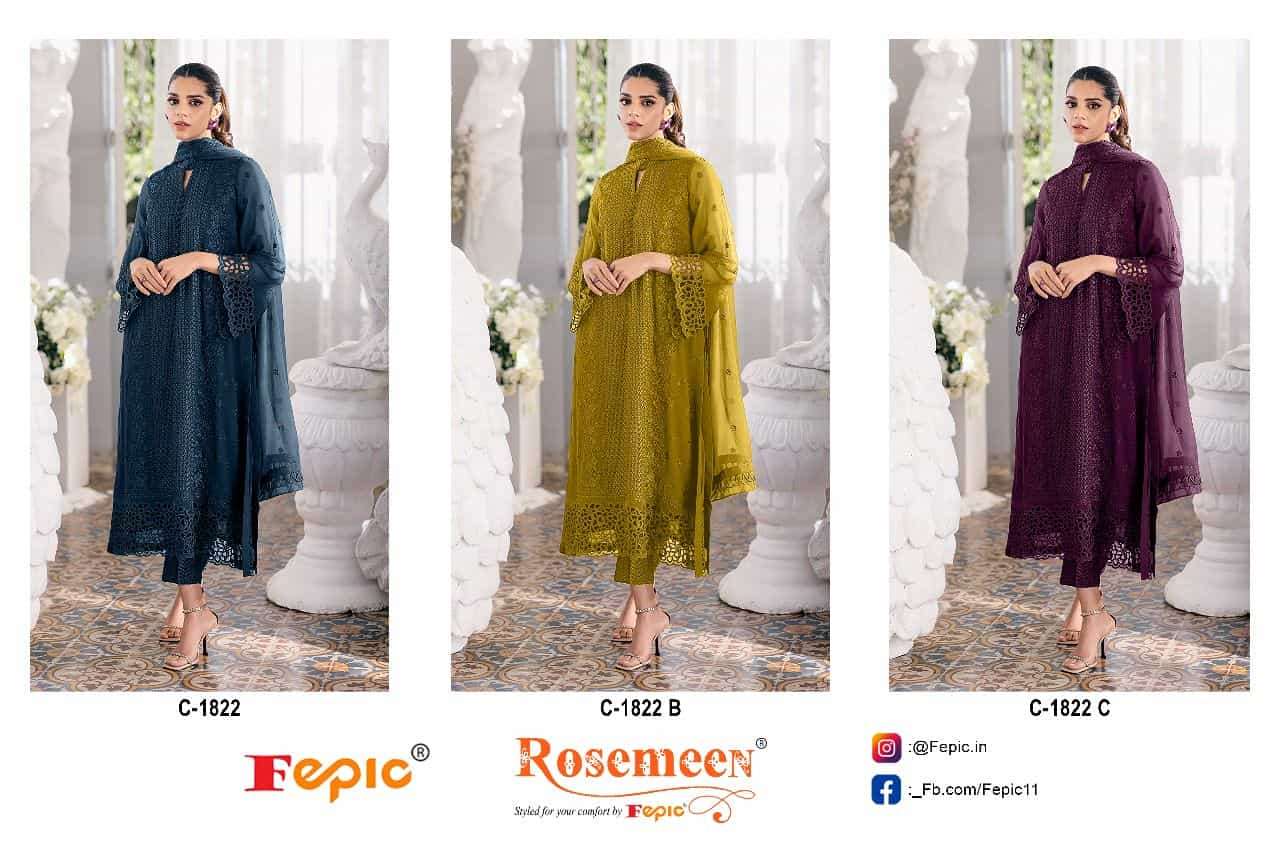 Fepic Rosemeen Georgette Pakistani Salwar Suit view 3