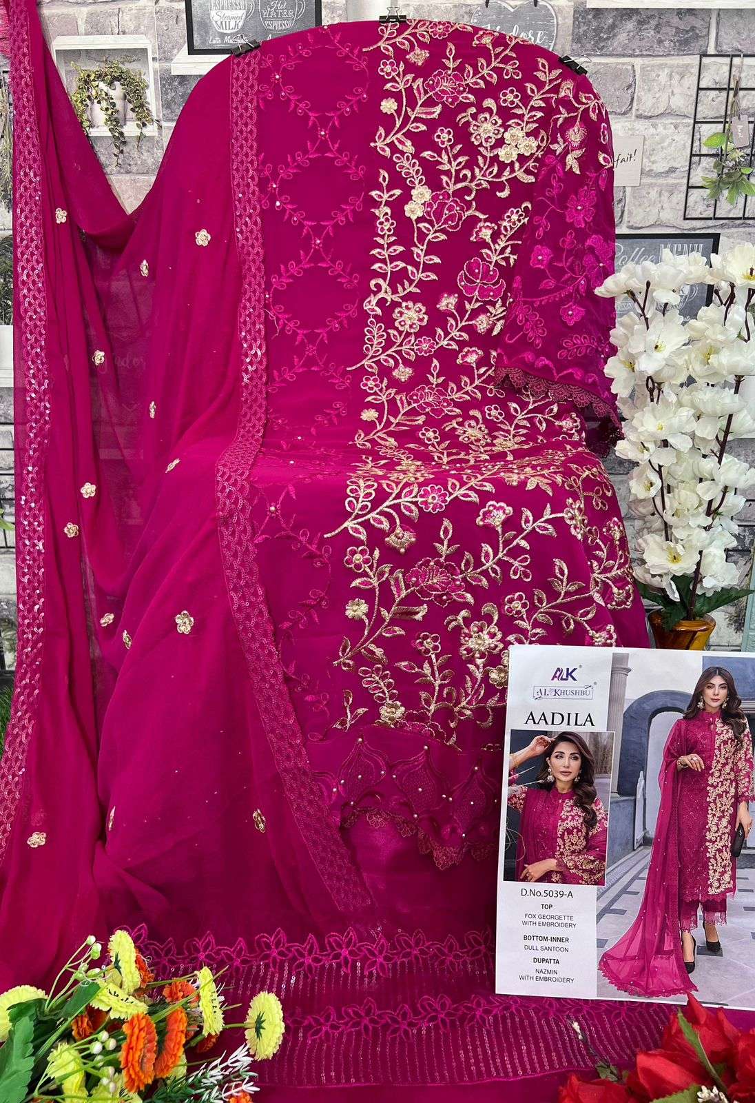 Al Khushbu Aadila Vol 1 Georgette Pakistani Suit view 10