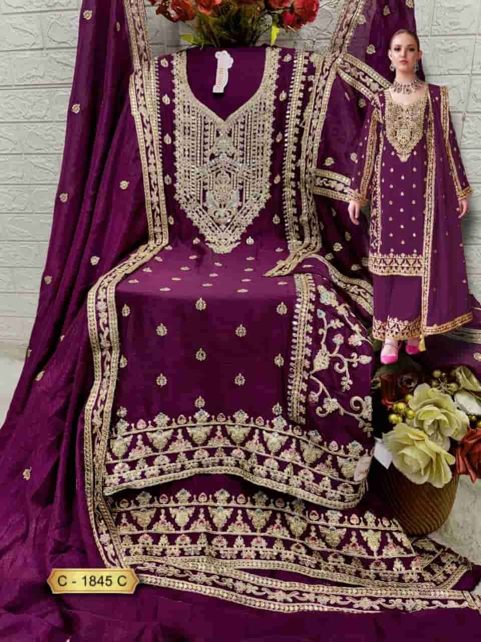 Fepic Rosemeen Chinon Embroidered Salwar Suit view 2