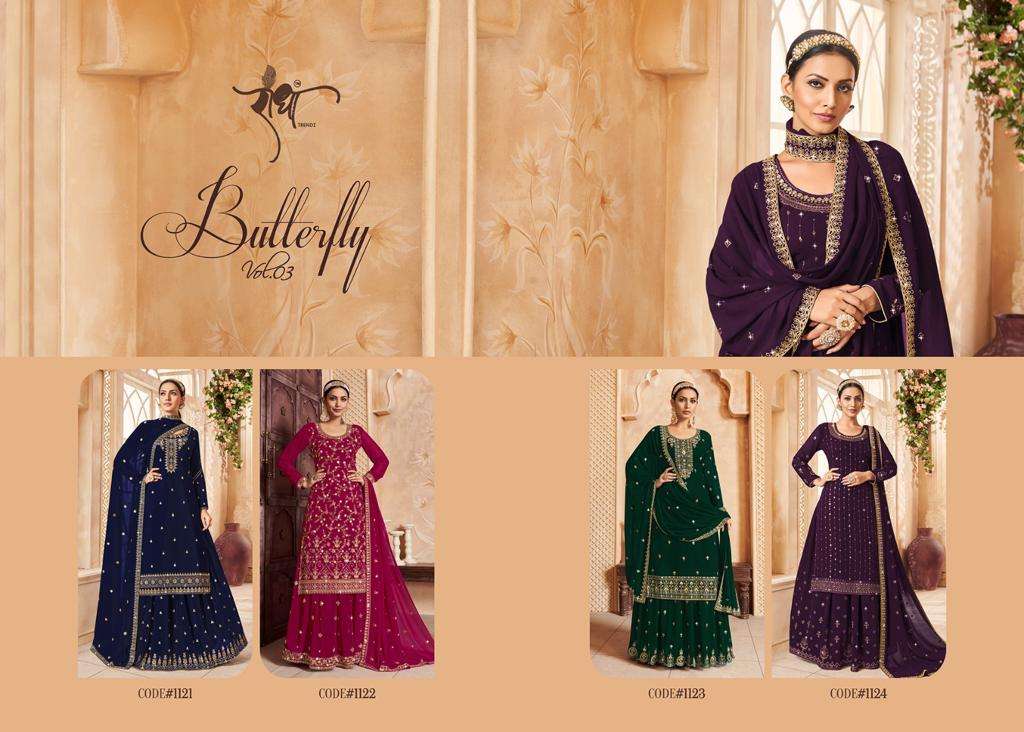 Radha Trends Butterfly Vol 3 Latest Designer Lehenga Style Dress Wedding Collection view 9