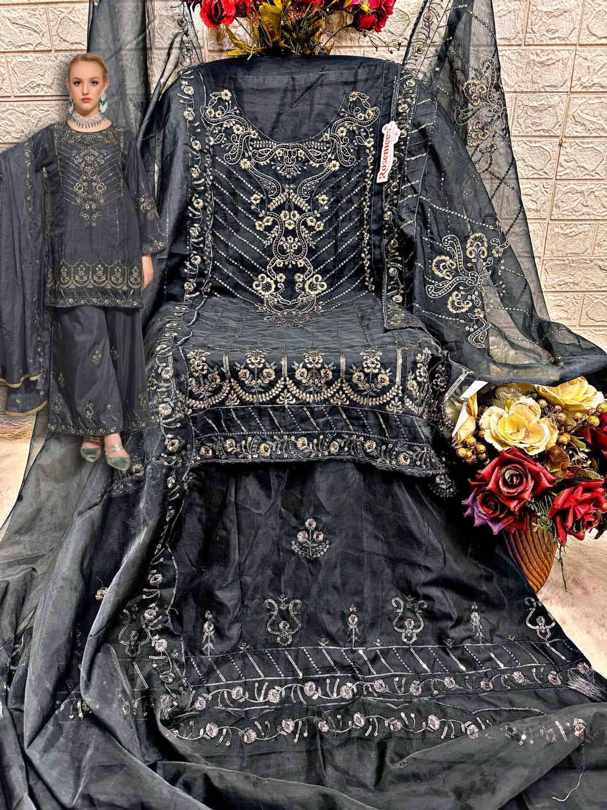 Fepic IR 21221 C Organza Embroidered Designer Pakistani Suit Collection view 2