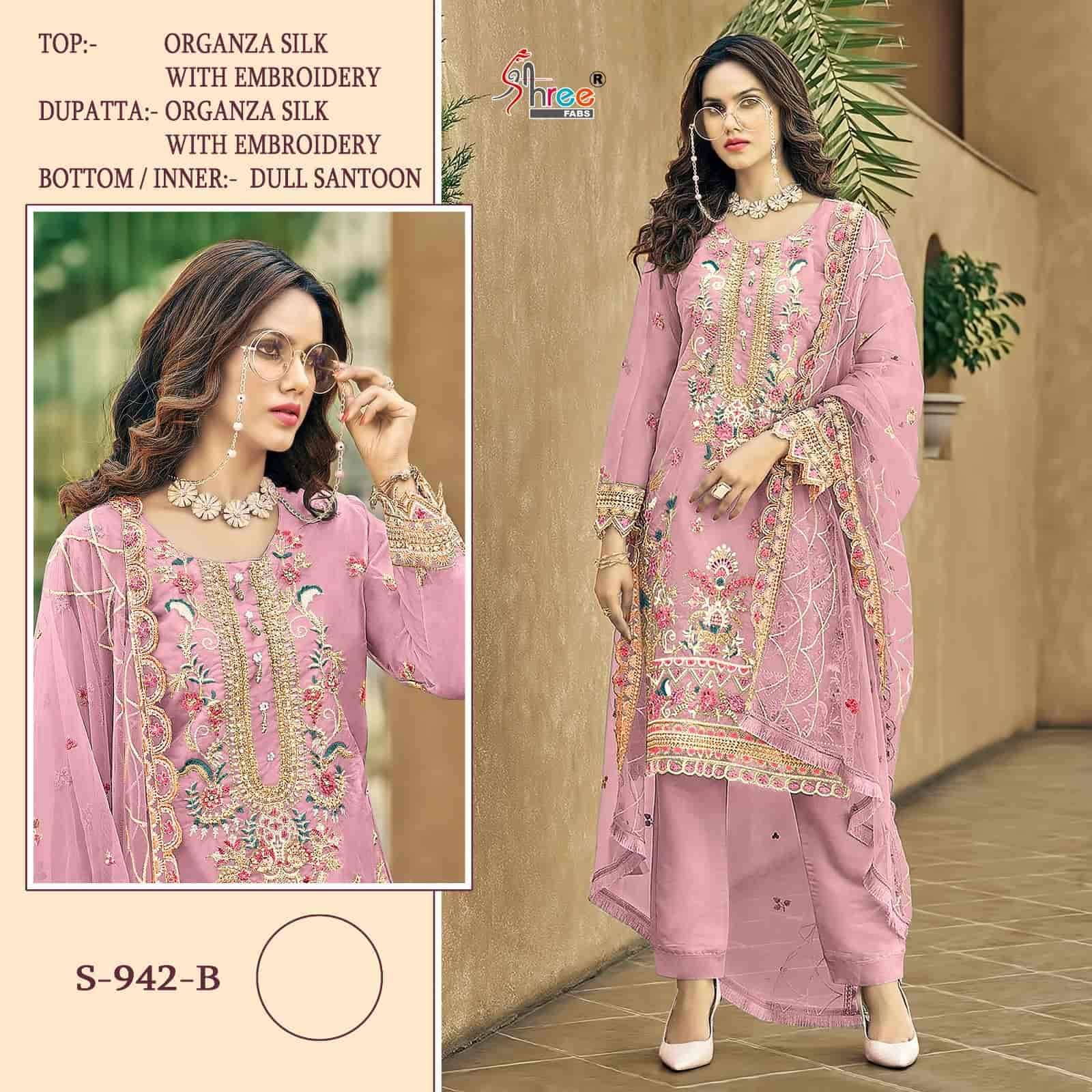Shree Fabs S 942 Colors Pakistani Heavy Designer Style Festive Wear Collection view 5