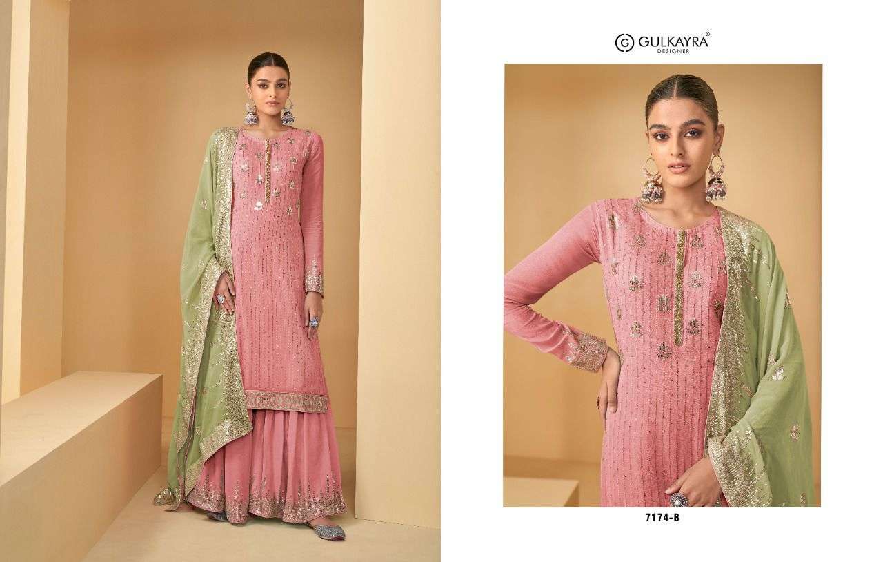 Gulkayra Jhilmil 7174 Colors Designer Gharara Sharara Dress Latest Collection view 2