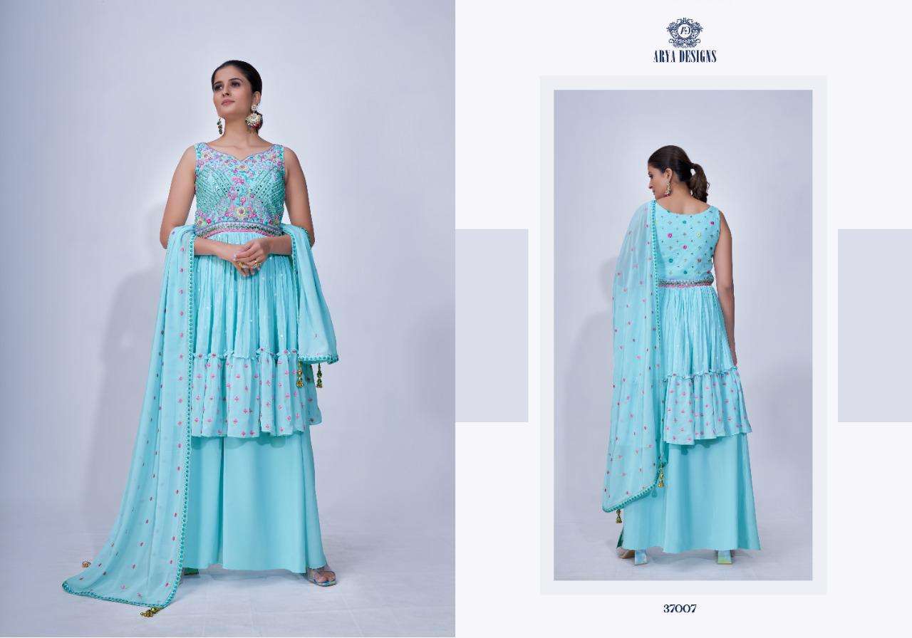 Arya Designs Blush Vol 2 Party Wear Gharara Sharara Suit view 16