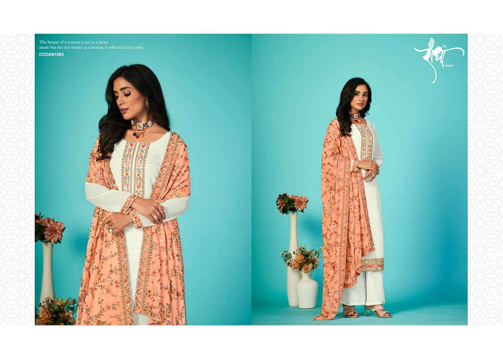 Radha Trendz Sajni Exclusive Traditional Wear Ladies Suit Exporter view 6