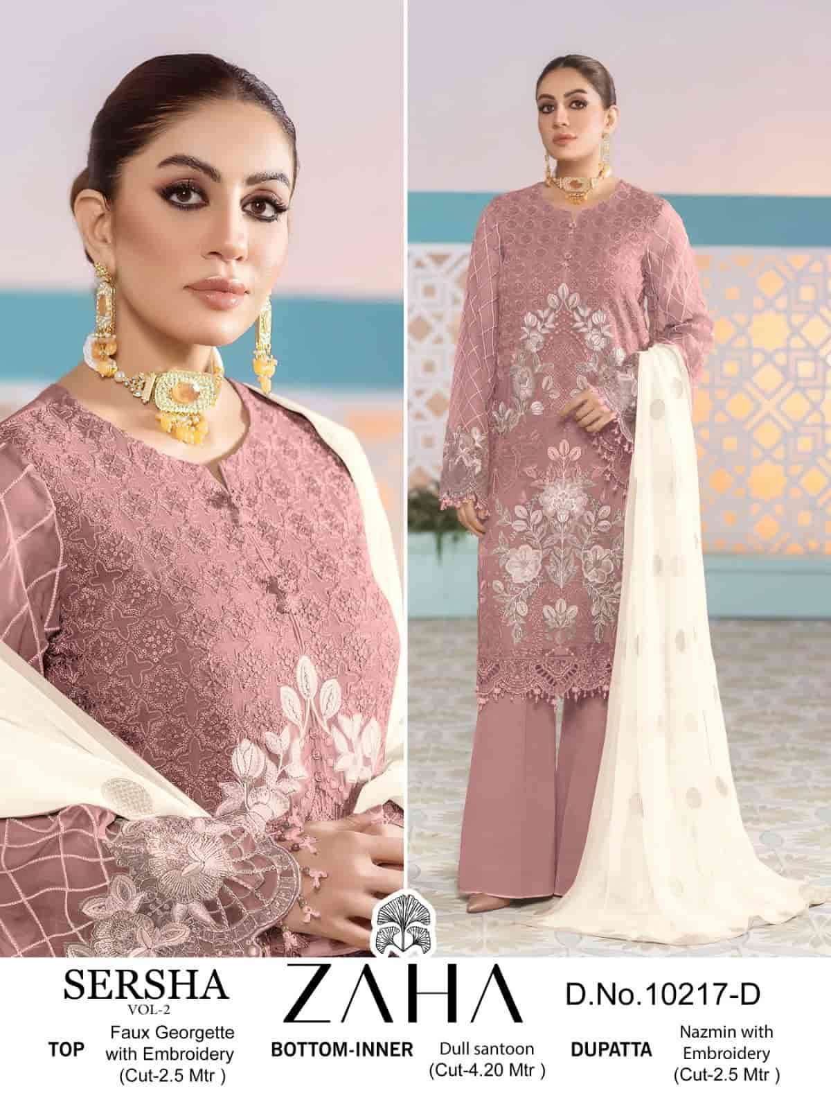 Zaha Sersha Vol 2 Party Wear Style Latest Designer Pakistani Salwar Suit Collection view 7
