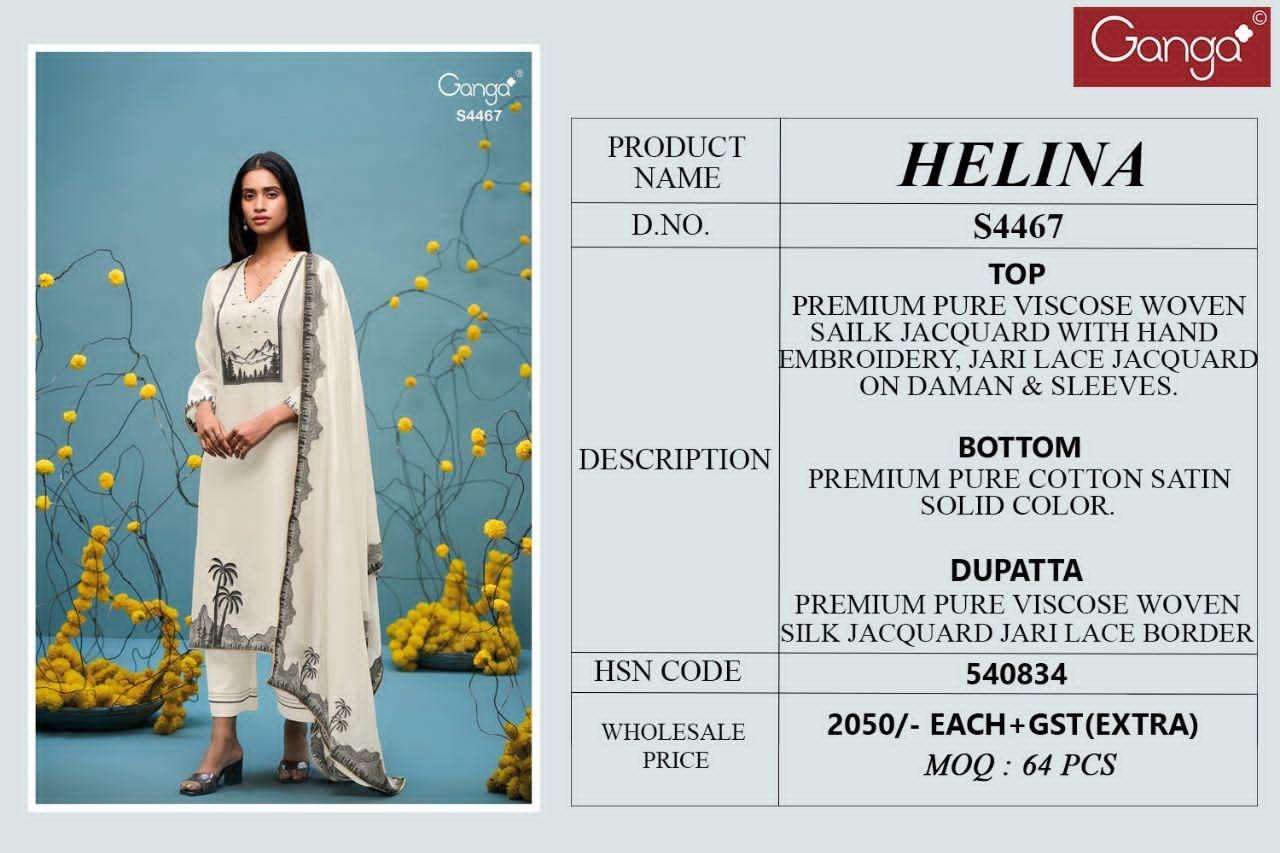 Ganga Fashion Helina Woven Silk Salwar Suit view 3