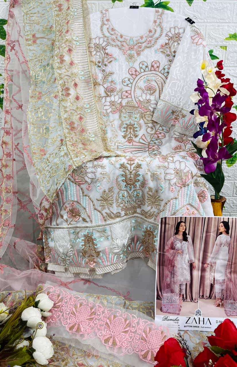 Zaha Ramsha Vol 9 Fancy Pakistani Suit view 7
