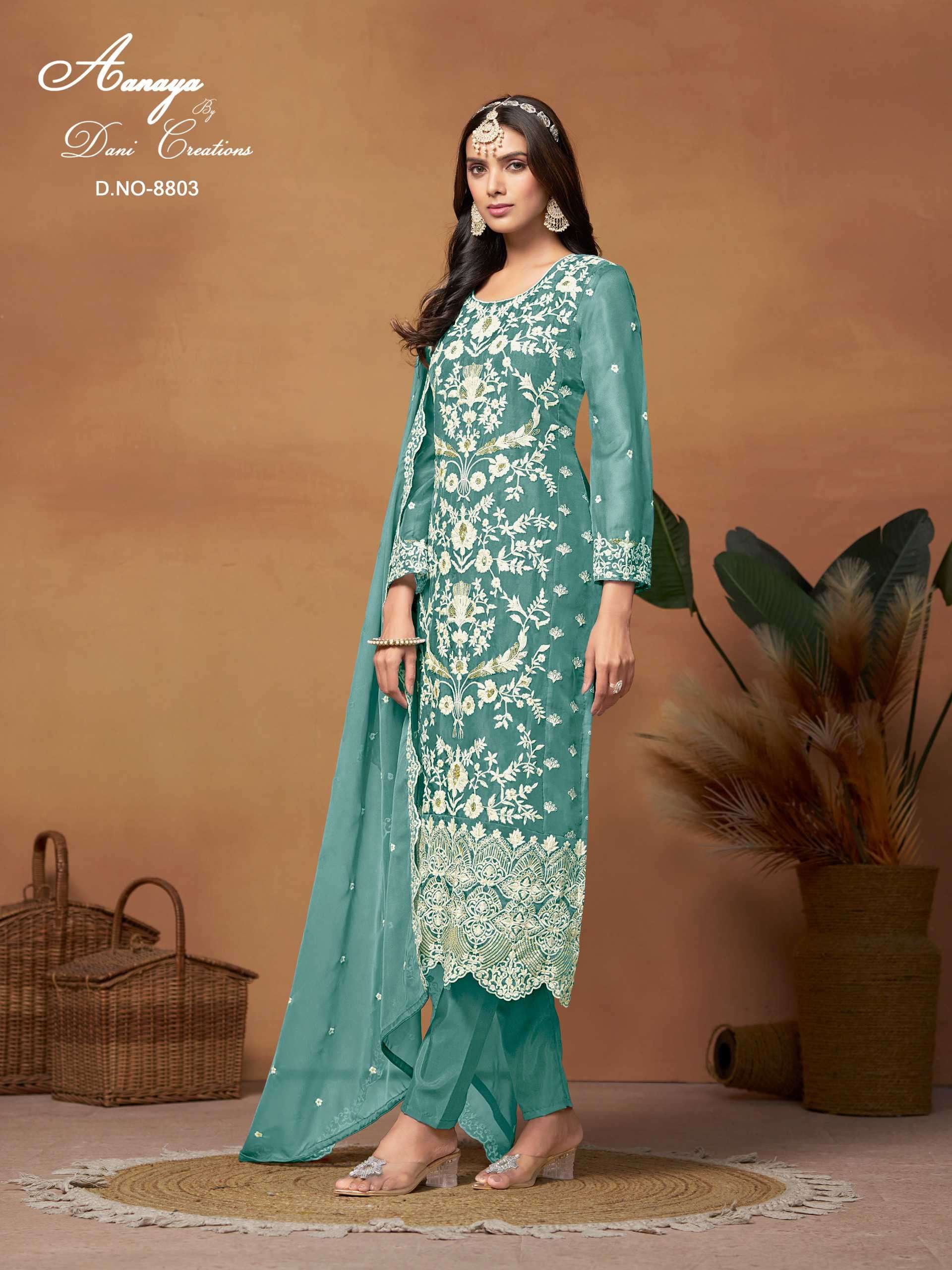 Aanaya 8803 Designer Soft Organza Salwar Suit view 2