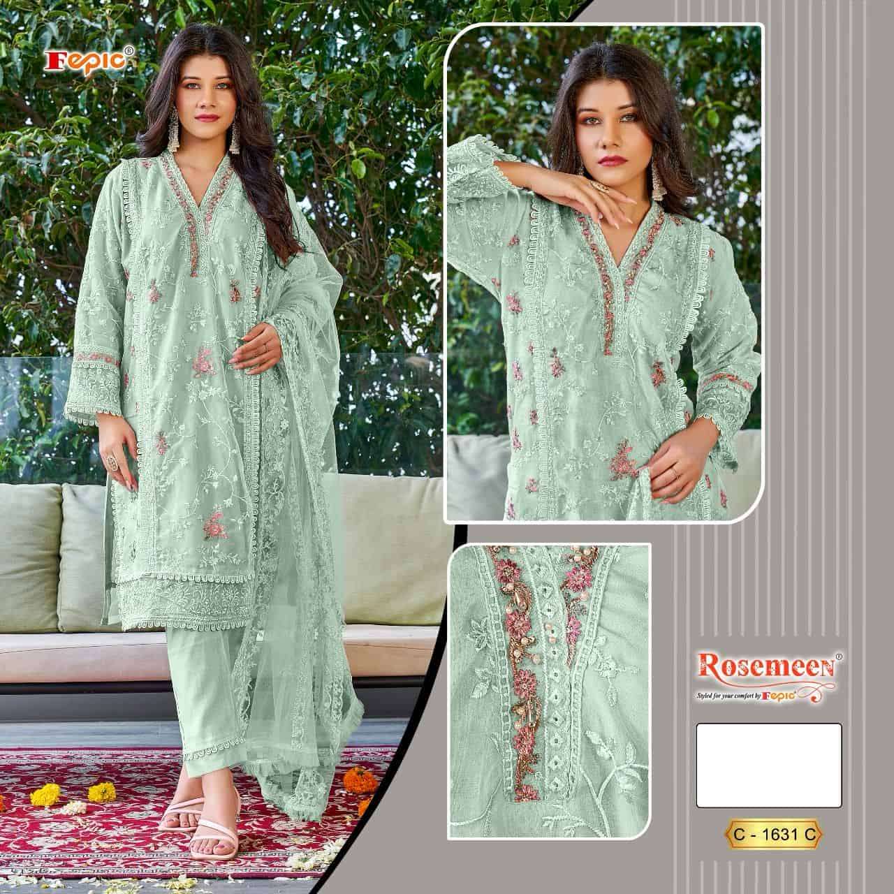 Fepic C 1631 Colors Pakistani Festive Wear Style Designer Salwar Suit Wholesalers view 5