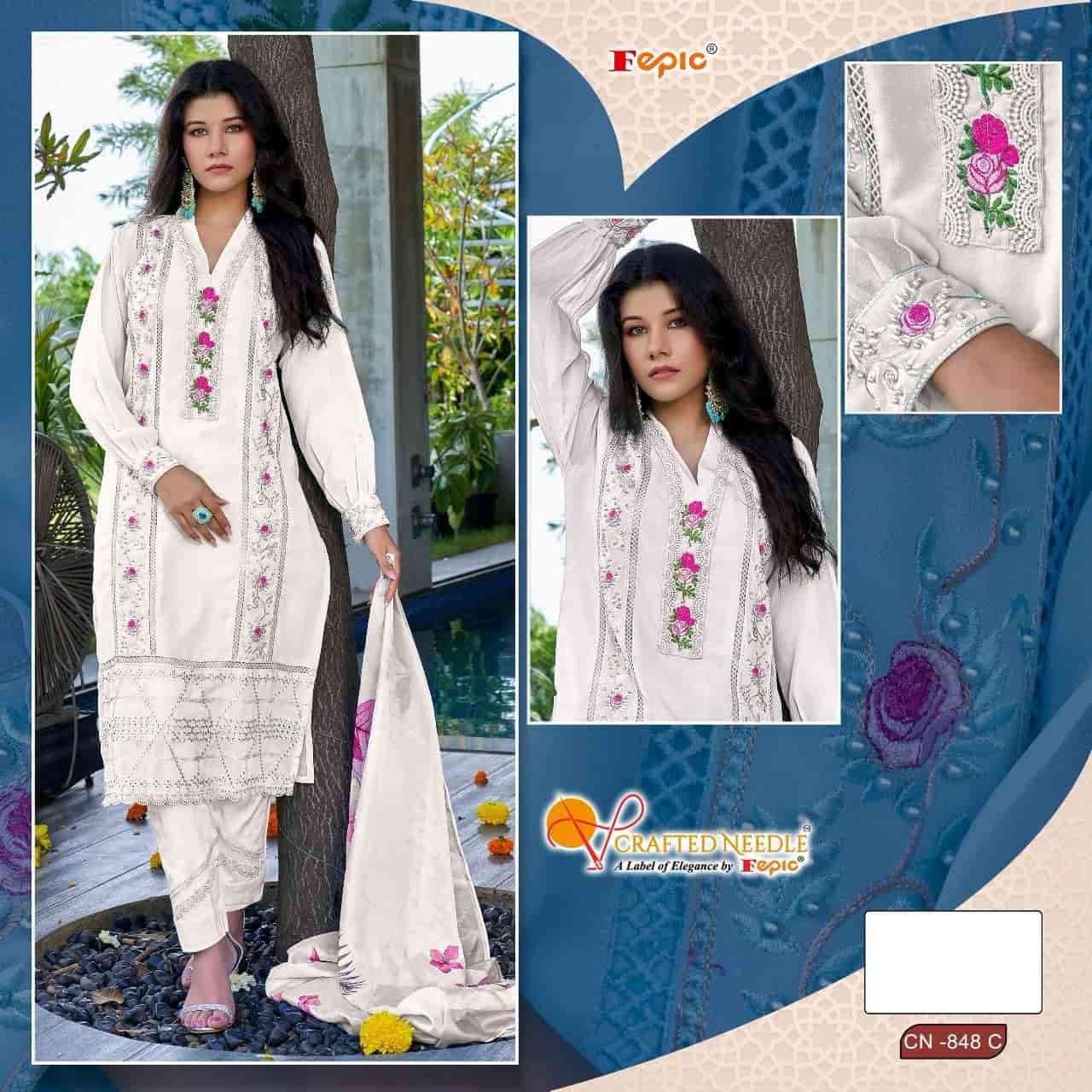 Crafted Needle CN 848 By Fepic Festive Wear Style Designer Readymade Collection view 4