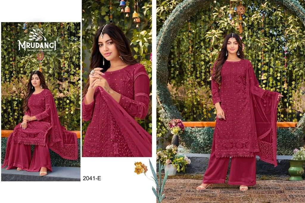 Mrudangi Celebration 2041 Colors Fancy Sharara Suit view 6