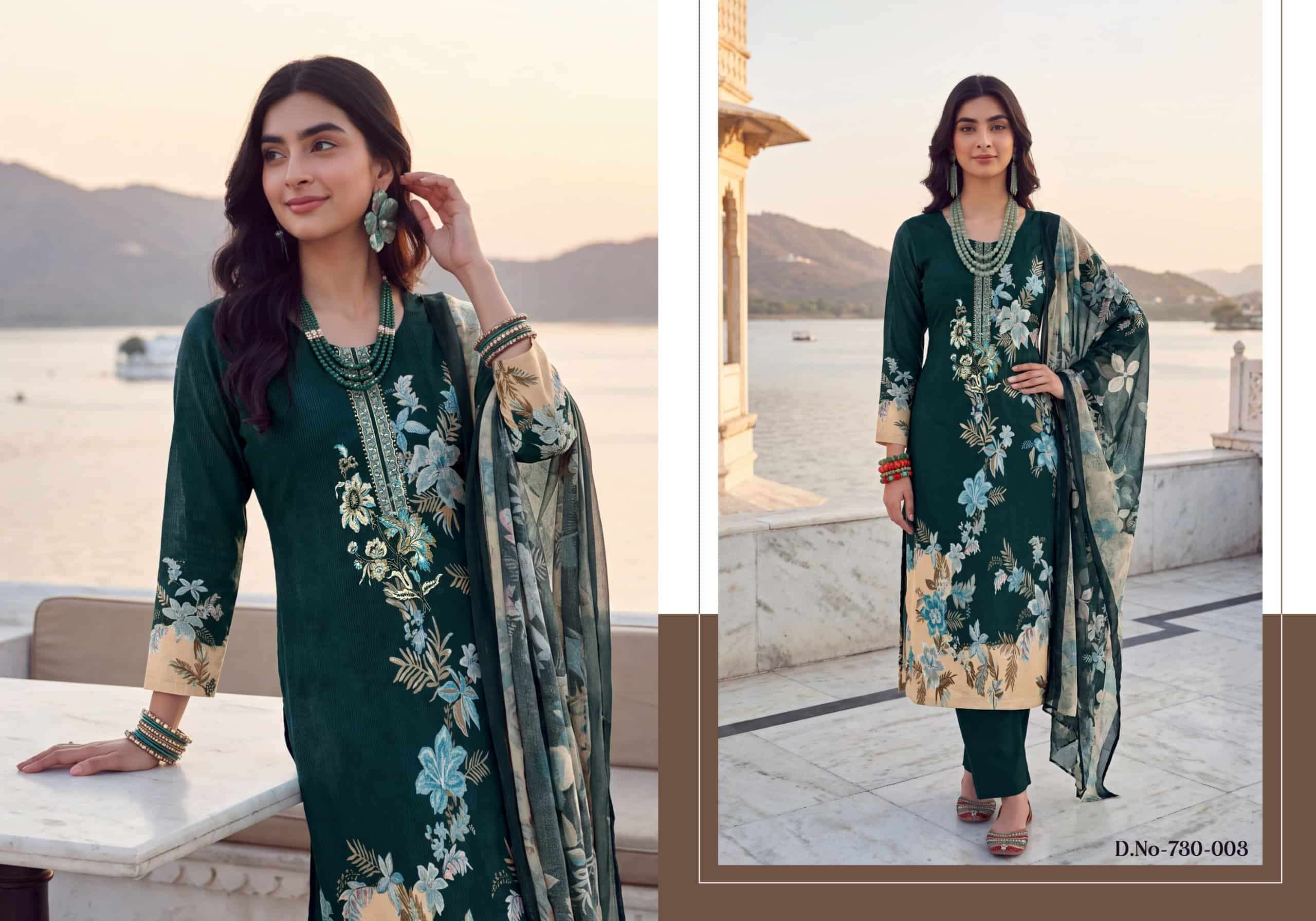 Zulfat Faiza Pure Jam Cotton Dress Catalog view 5