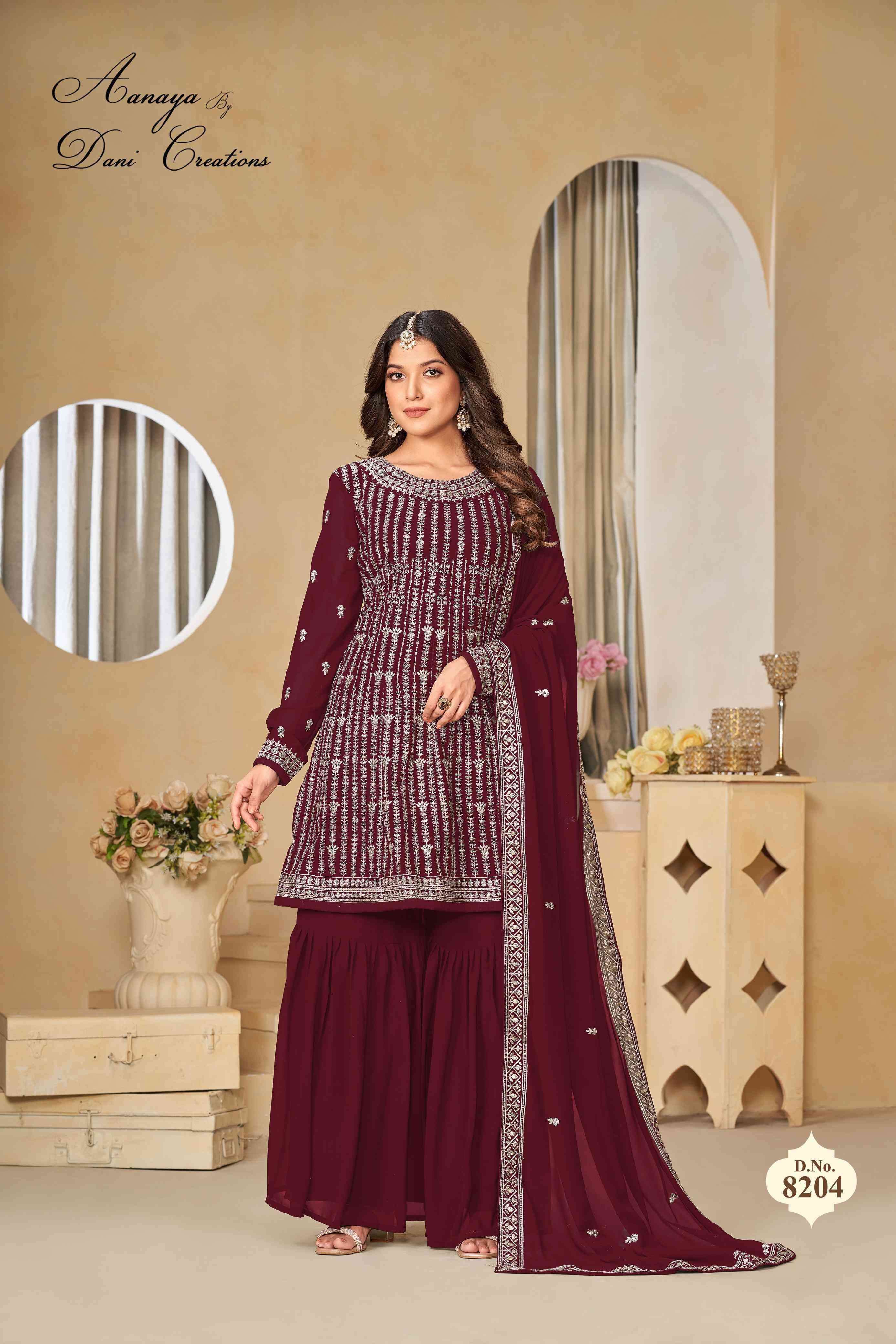 Aanaya Vol 182 8201 To 8204 Festive Wear Ladies Dress view 5