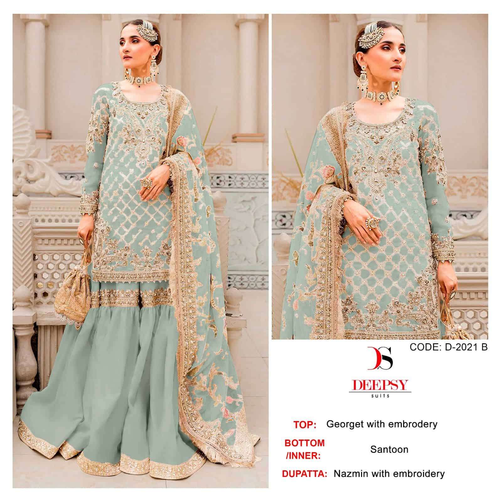 Deepsy D 2021 Colors Pakistani Heavy Designer Style Festive Wear Salwar Suit Wholesalers view 2