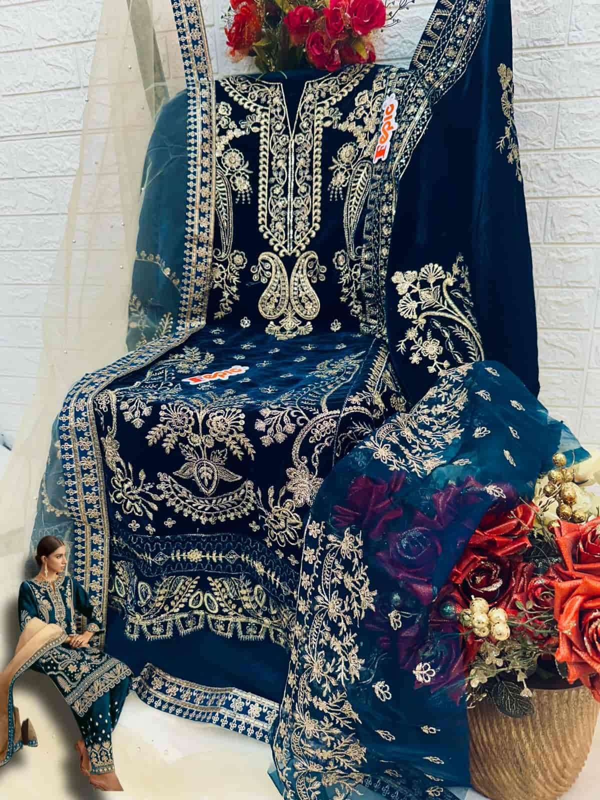 Fepic Rosemeen V 17017 B Velvet Pakistani Suit view 2