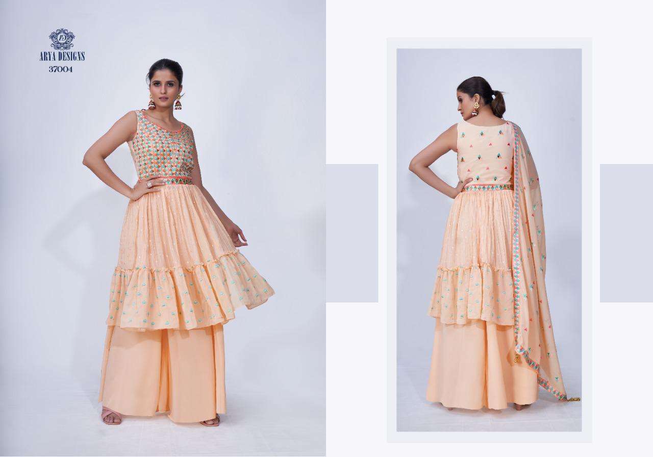 Arya Designs Blush Vol 2 Party Wear Gharara Sharara Suit view 10