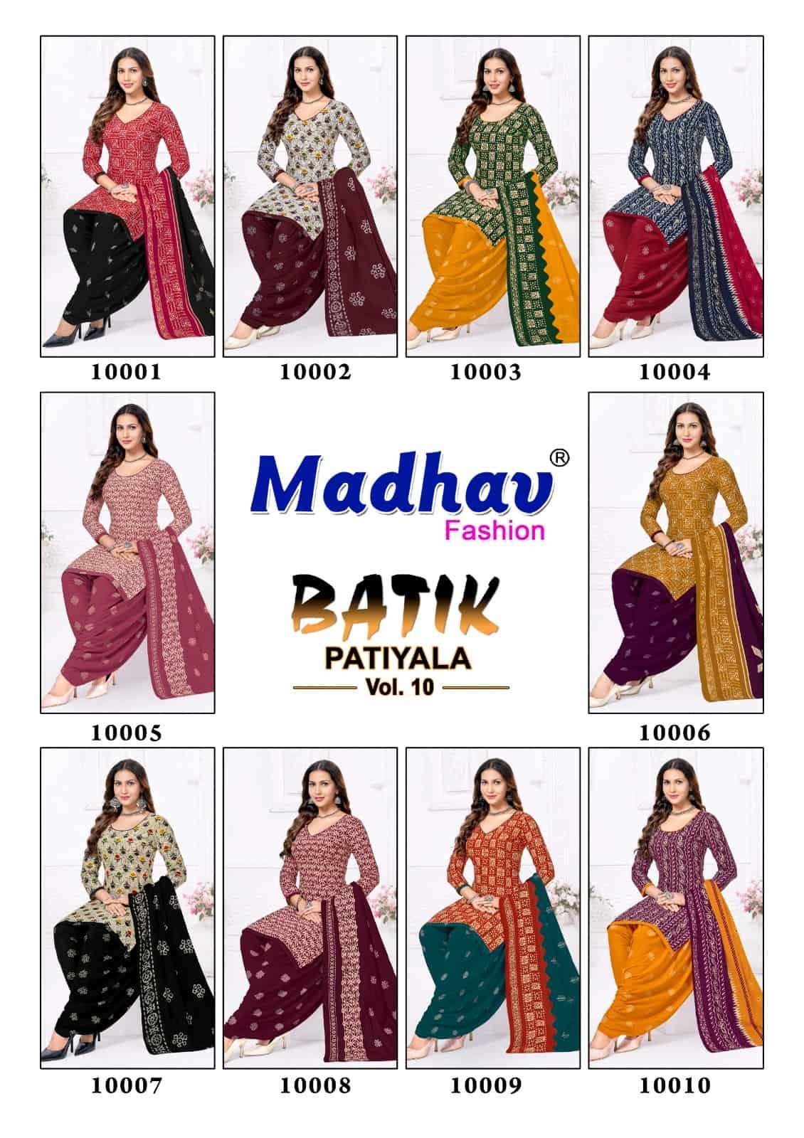 Madhav Batik Pure Cotton Unstitched Suit view 4