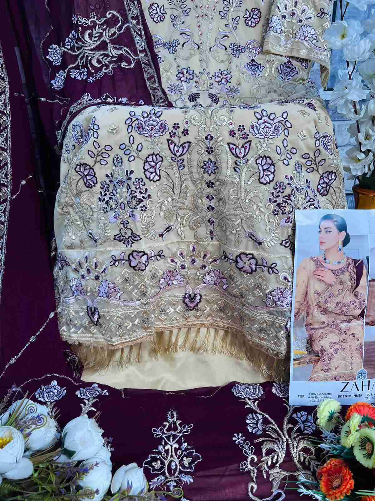 Zaha Khushbu Vol 8 Wedding Wear Designer Pakistani Dress Online view 11