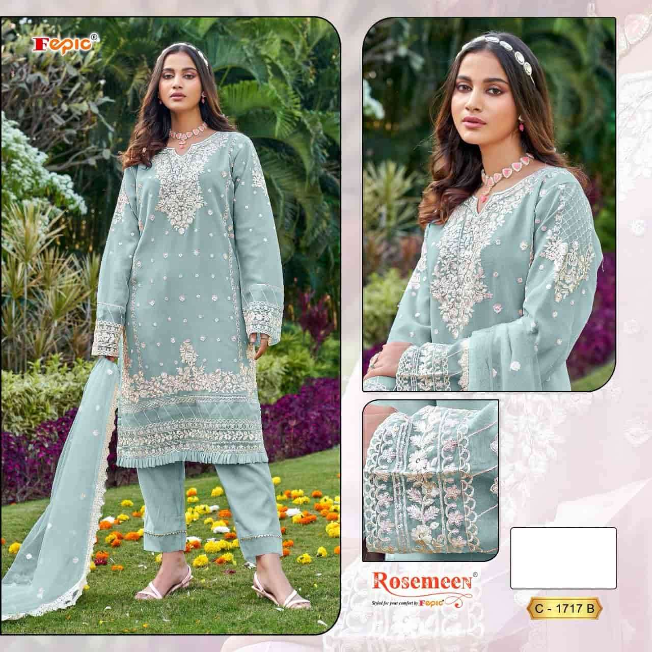 Fepic C 1717 Colors Heavy Designer Style Pakistani Salwar Suit Wholesalers view 2