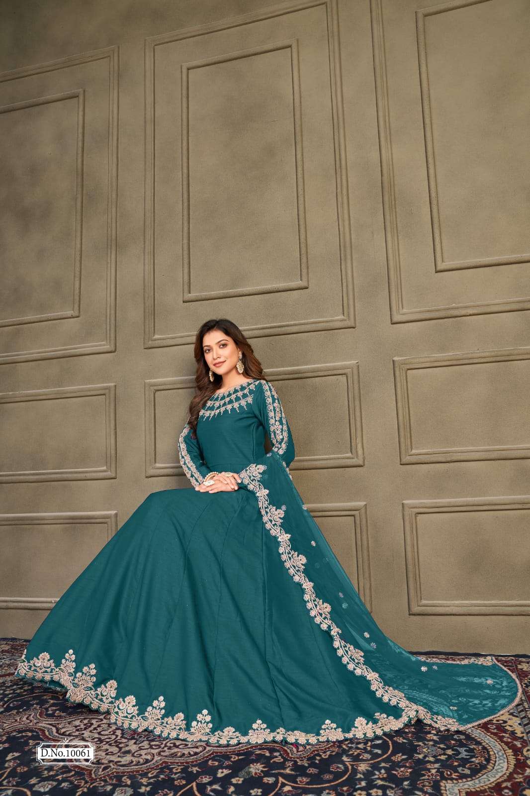 Anjubaa Vol 6 Art Silk Anarkali Party Dress view 12