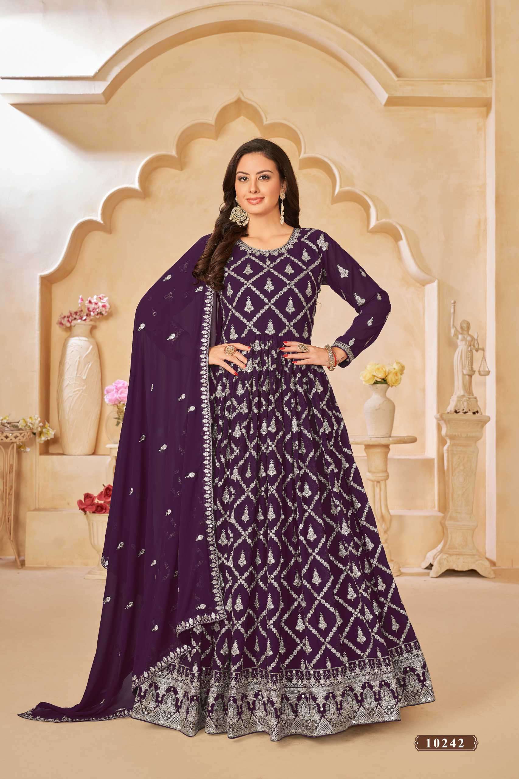 Anjubaa Vol 24 Wedding Collection Anarkali Designs Suits New Collection view 4